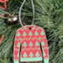 Christmas Jumper Tree Decoration, thumbnail 1 of 4