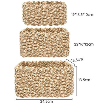 Pack Of Three Recycled Paper Rope Storage Basket, 12 of 12