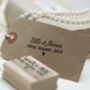Wedding Names And Date Rubber Stamp, thumbnail 4 of 5