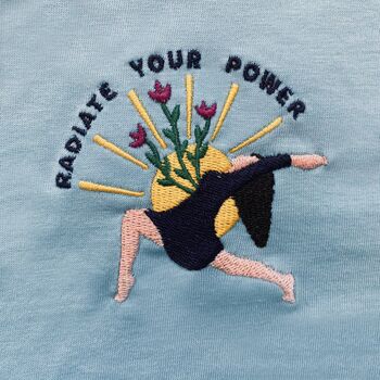 Radiate Your Power Embroidered Sweatshirt, 2 of 4