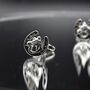 Horse And Horseshoe Cufflinks 316 L Stainless Steel Equestrian Gift For Him, thumbnail 4 of 6