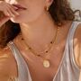Celestial Sun Pendant Statement Necklace, thumbnail 1 of 5
