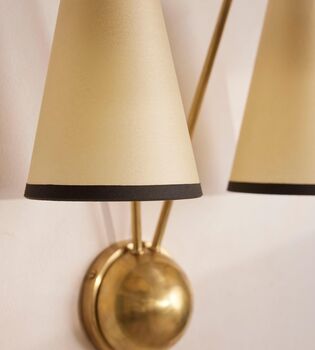 Wall Light, Antiqued Brass, 2 of 6