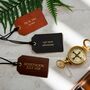 Luxury Personalised Leather Luggage Tags, thumbnail 2 of 4