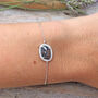 Sterling Silver Bracelet With Cubic Zirconia Stone, thumbnail 1 of 5