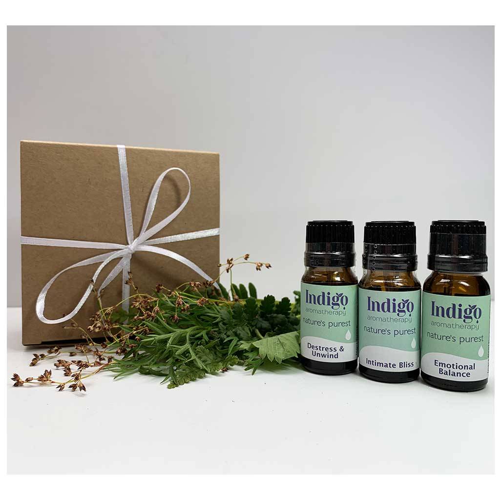 Bath Tub Aromatherapy Trio For Her By Indigo Herbs, Glastonbury