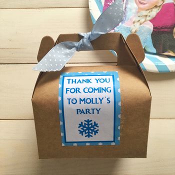 Personalised Snowflake Baking Kit Party Bag, 2 of 4