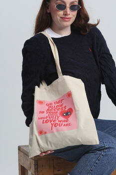 Access To Your Heart Pink Tote Bag, 2 of 4