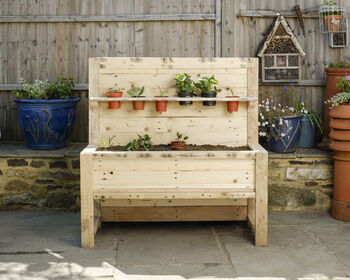 Children's Wooden Outdoor Mud Kitchen And Veg Patch, 11 of 11
