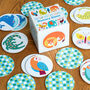 Animal Matching Memory Snap Game Children's Stocking, thumbnail 1 of 3