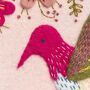 Hummingbird Felt Appliqué Hoop Kit, thumbnail 2 of 6