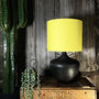 Carbon Deadly Night Shade Lampshade In Acid Yellow, thumbnail 3 of 8