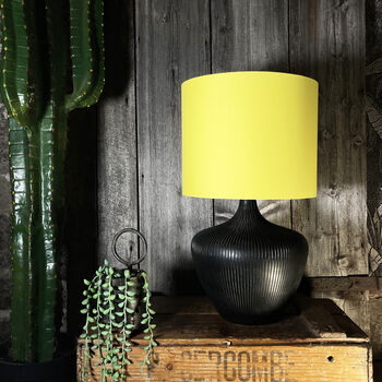Carbon Deadly Night Shade Lampshade In Acid Yellow, 3 of 8