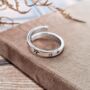 Celestial Stars Sterling Silver Adjustable Hug Ring, thumbnail 3 of 5