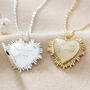 Personalised Heart Sunburst Locket Necklace, thumbnail 3 of 12