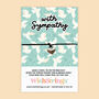 With Sympathy Wish Bracelet With Heart Charm, thumbnail 1 of 3