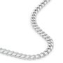 Sterling Silver Curb Chain Cuban Necklace 24 Inches, thumbnail 1 of 5