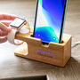 Personalised Charging Station For Phone And Watch, thumbnail 5 of 7