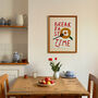 Breakfast Time Hand Painted Kitchen Print, thumbnail 4 of 6