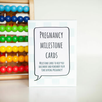 'The Bump' Pregnancy Journal And Milestone Cards Set, 12 of 12