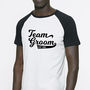 Team Groom Baseball Wedding/Stag Party Organic T Shirts, thumbnail 2 of 4