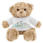 Personalised Blue Church Teddy Bear – Christening Gift, thumbnail 3 of 3