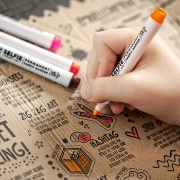 Personalised Sea Explorer Colour In T Shirt With Fabric Pens, 5 of 5