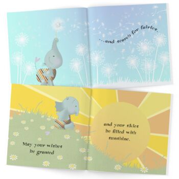 Welcome To The World Personalised New Baby Book, 5 of 5