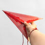 Metro Red Striped Paper Star Lantern – 60cm, thumbnail 3 of 4