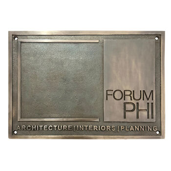 Solid Brass Laundry Plaque With Antique Finish, 9 of 11