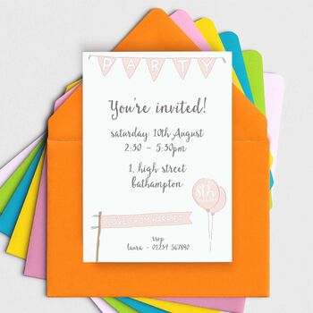 Party Invitations For Boys And Girls, 2 of 5