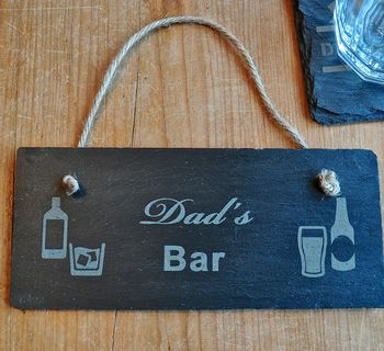 Personalised Bar Slate Sign, 3 of 4