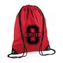Personalised Initial And Name School Drawstring Rucksack, thumbnail 4 of 8
