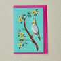 Embroidered Bird Greeting Card, thumbnail 8 of 8