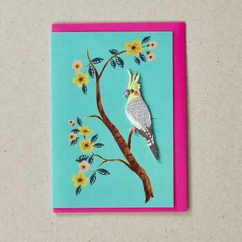 Embroidered Bird Greeting Card, 8 of 8