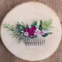 Bright And Light Pink Flower Hair Comb, thumbnail 1 of 6