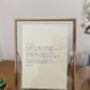 A5 Personalised Custom Vintage 20th Century Typewriter Print, thumbnail 2 of 6