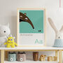A Is For Anteater Children's Animal Alphabet Print, thumbnail 1 of 3