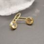 Citrine Earrings, Sterling Silver Earrings, thumbnail 2 of 11