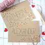 Personalised Happy Valentine's Day Card With Gold Dots, thumbnail 1 of 4