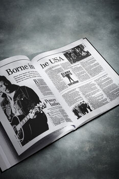 Bruce Springsteen Personalised Gift Music Legend Deluxe Book, 6 of 10