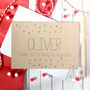 Personalised Page Boy Thank You Card, Gold Dots, thumbnail 1 of 4