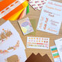 Pumpkin Meadow Picture Craft Kit | Autumn Home Decor, thumbnail 4 of 7