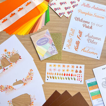 Pumpkin Meadow Picture Craft Kit | Autumn Home Decor, 4 of 7
