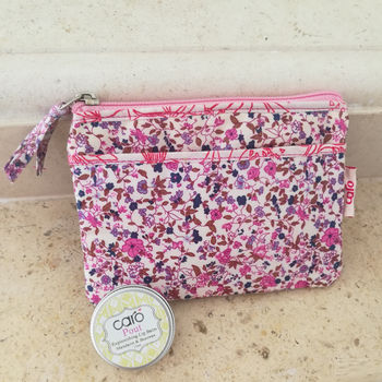 Pocket Purse In Pink Ditzy Print, 4 of 4