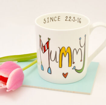 Personalised Mothers Day Fine China Mug, 5 of 8