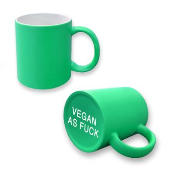 Colourful Neon Mug With Secret Vegan Message, 11 of 12