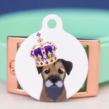 Royal Dog ID Tag Personalised, 5 of 12