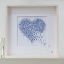 Grace 3D Framed Butterfly Heart, Handmade To Order, thumbnail 2 of 7
