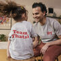 Personalised Team Name Adult And Child T Shirt Set, thumbnail 1 of 12